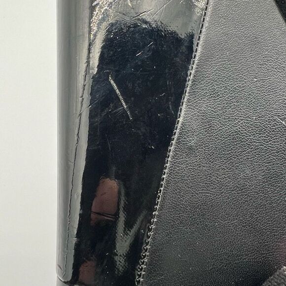 Jessica Simpson Women's Leelo Black Peep Toe Wedge Heel Suede Shoes Sz5B - Picture 7 of 7